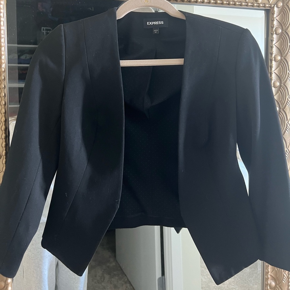 Express cropped blazer